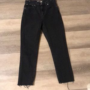 Madewell High Rise Slim Crop BoyJean